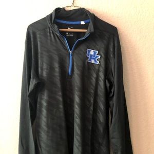 Men’s Nike medium Dri-fit Kentucky zip pull over